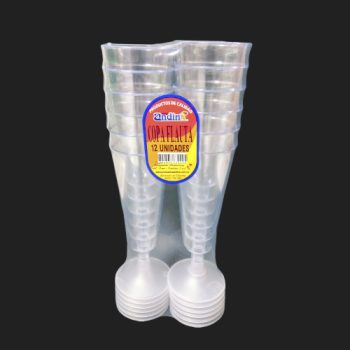 Copa Flauta Cristal Paquete X 12 New Andin