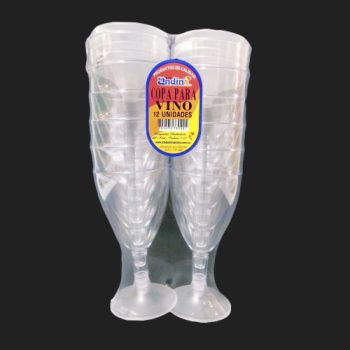 Copa Vino Cristal Paquete X 12 New Andin