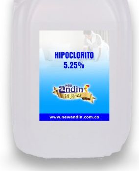 Hipoclorito 5.25% de Blanquedor x 20 Litros