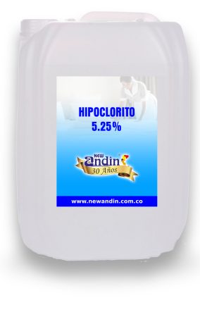 Hipoclorito 5.25% de Blanquedor x 20 Litros