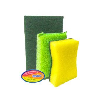 Kit Esponja x 3 New Andin