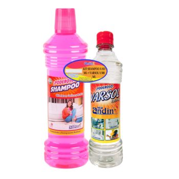 Kit Shampoo Alf. x 810 ml + Varsol x 500 ml New Andin