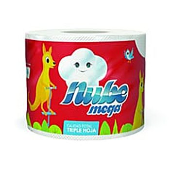 Papel Higiénico Mega Triple Hoja (35 Metros) X 1  Aroma Fresa