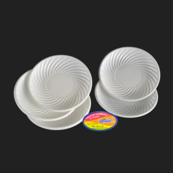 Plato Plástico Desechable Med Lechona Paquete x 20
