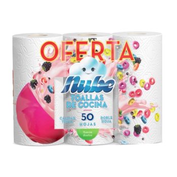 Toalla Cocina X 50 Hojas Dobles X 3