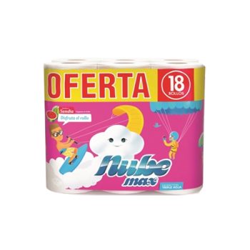 Papel Higiénico Max Triple Hoja (28 Metros) X 18  Aroma Durazno