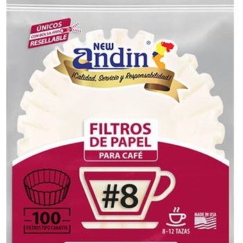 Filtro De Papel Para Café Canasta #8