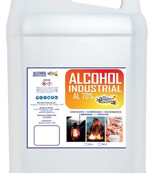 Alcohol Etilico Indutrial x 4000 Ml New Andin