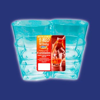 Vaso Whisky x 6 Reutilizable New Andin