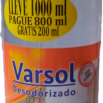 VARSOL DESODORIZADO x 1000 ml